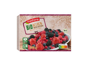 Der Hersteller Jütro Tiefkühlkost GmbH & Co. KG informiert über einen Warenrückruf des Produktes "Freshona Bio Beerenmischung erntefrisch tiefgefroren, 300g".