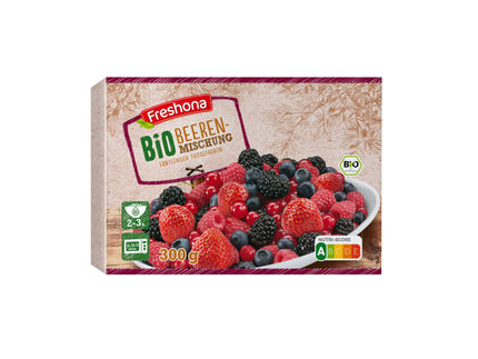 Der Hersteller Jütro Tiefkühlkost GmbH & Co. KG informiert über einen Warenrückruf des Produktes "Freshona Bio Beerenmischung erntefrisch tiefgefroren, 300g".