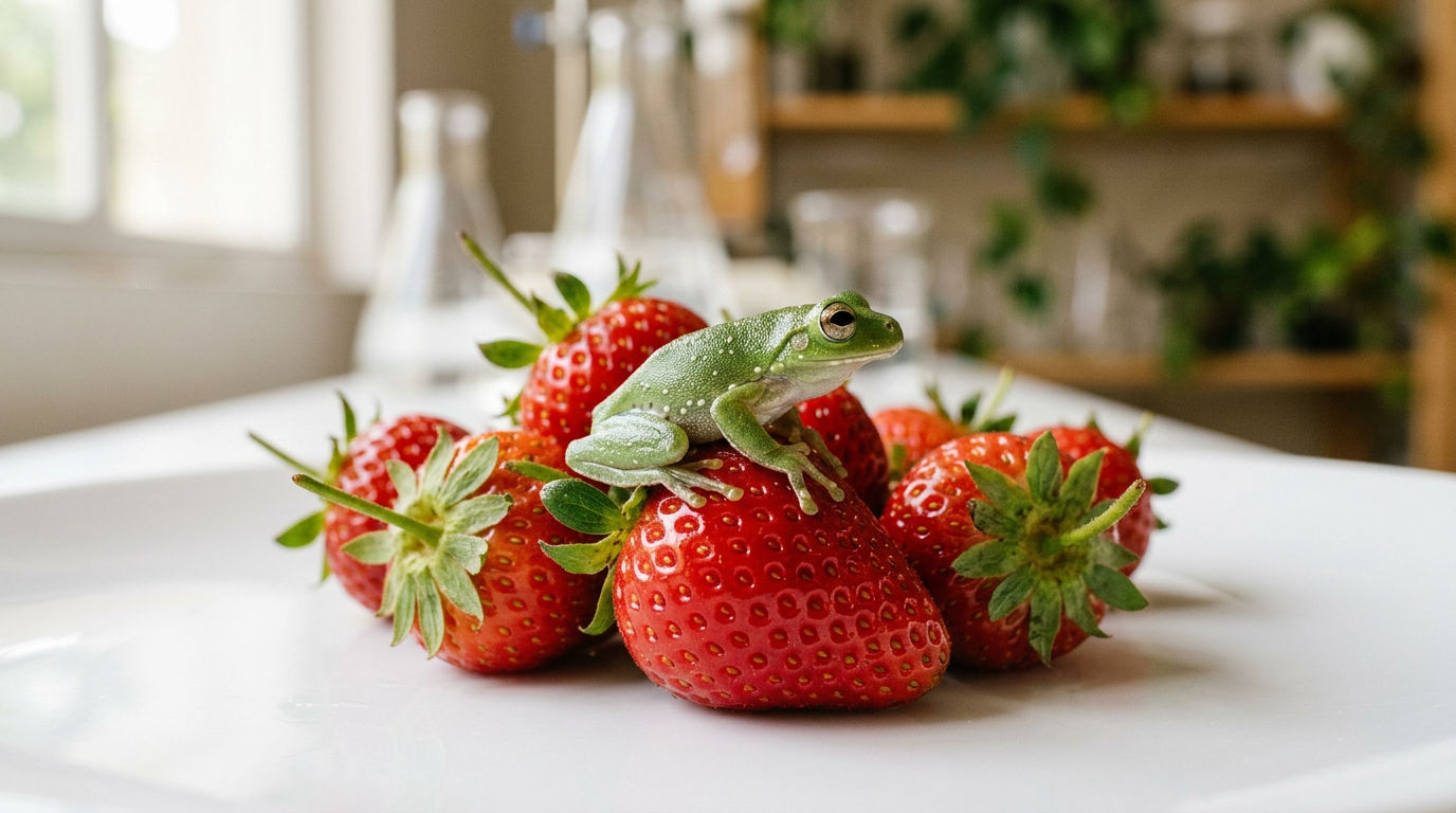 Peptide isolated from a Cerrado frog increases strawberry shelf life
