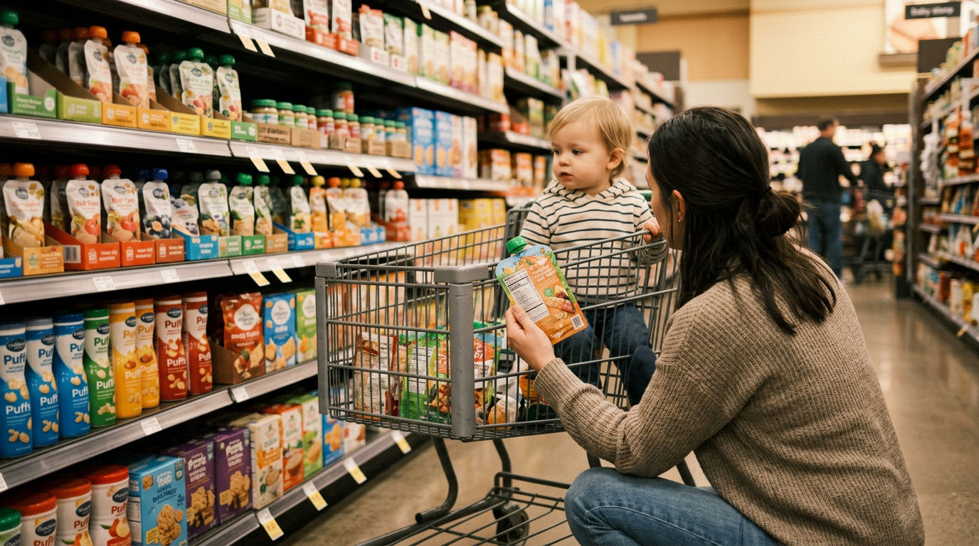 80% of toddler foods on grocery shelves are ultra-processed
