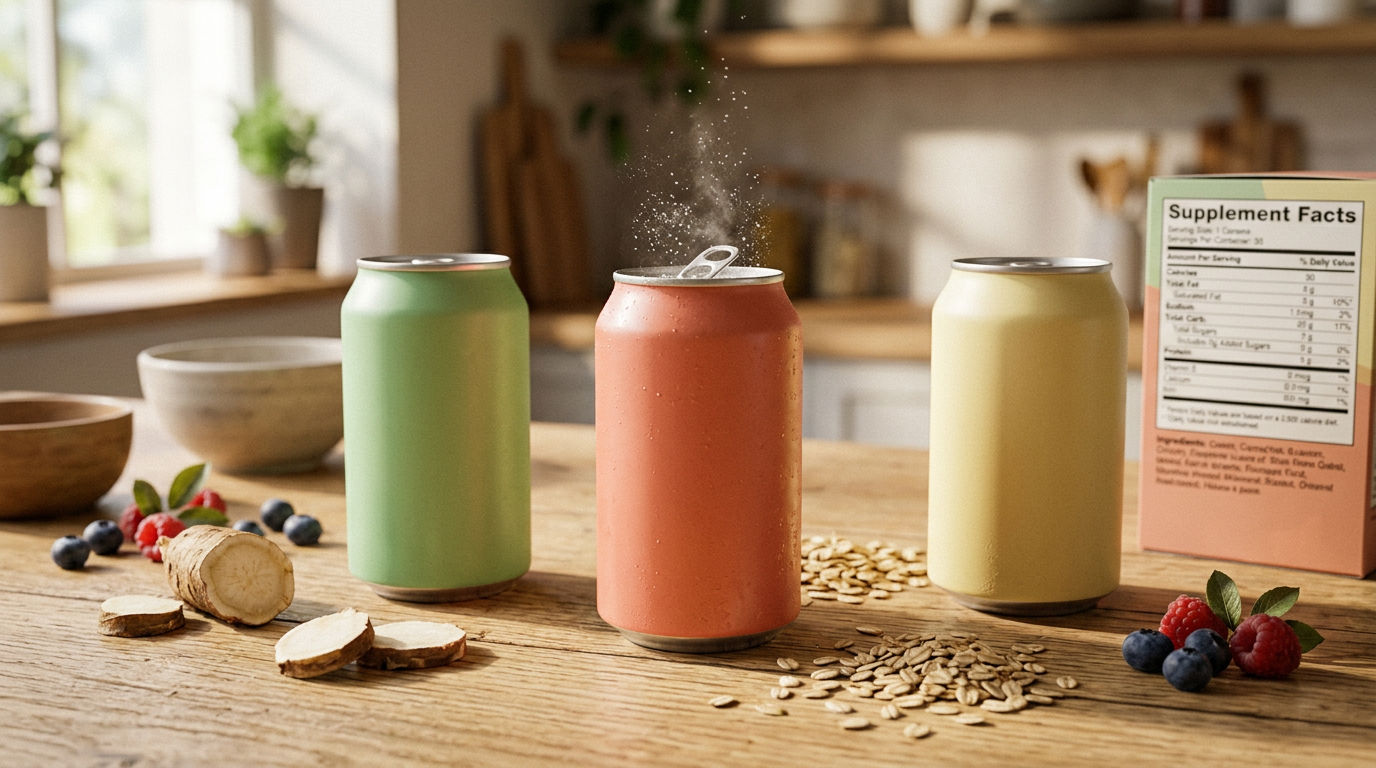 Los refrescos prebióticos suelen contener tanta azúcar como fibra