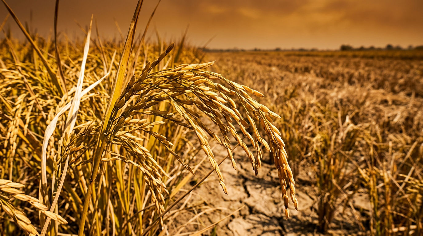 I modelli di resa globali sottovalutano l'intensità con cui il riso reagisce al caldo estremo