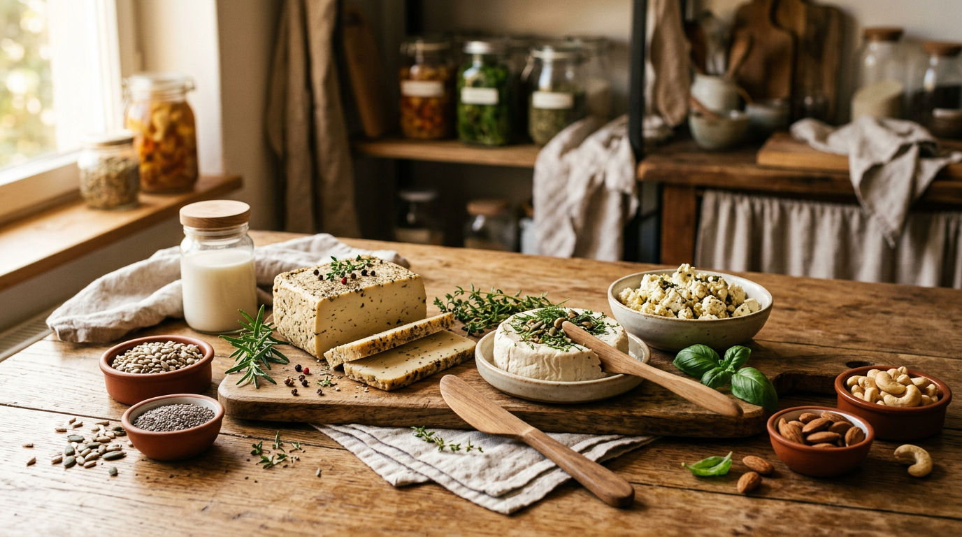 Sviluppo di aromi per formaggi a base vegetale