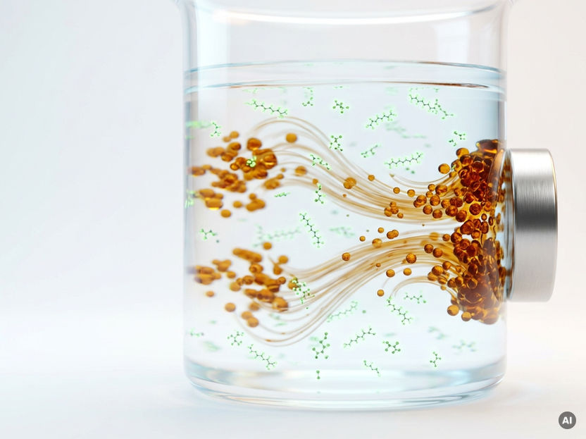 How Magnetic Nanoparticles Remove