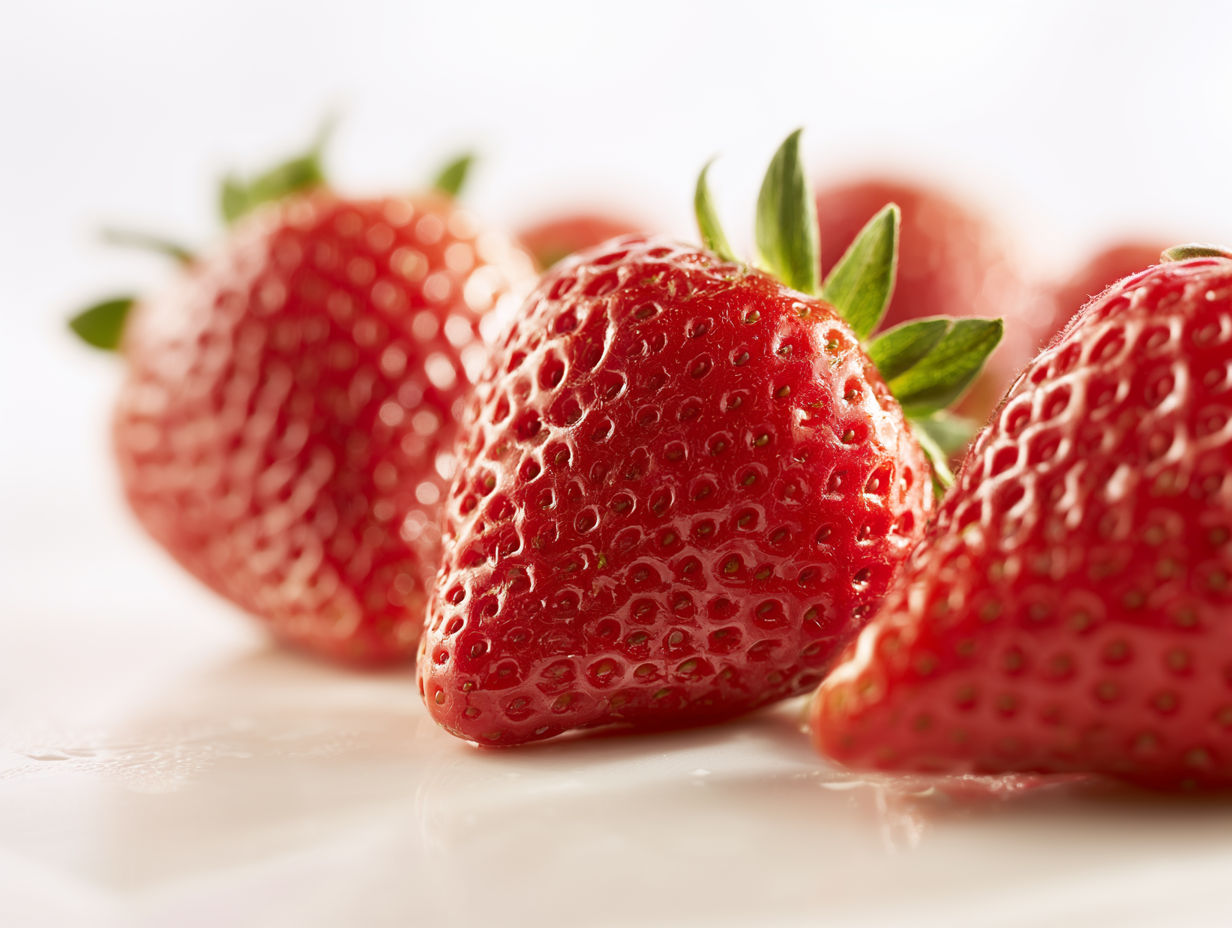 Eine aus Meeresalgen gewonnene Beschichtung hält Erdbeeren länger frisch als im Kühlschrank