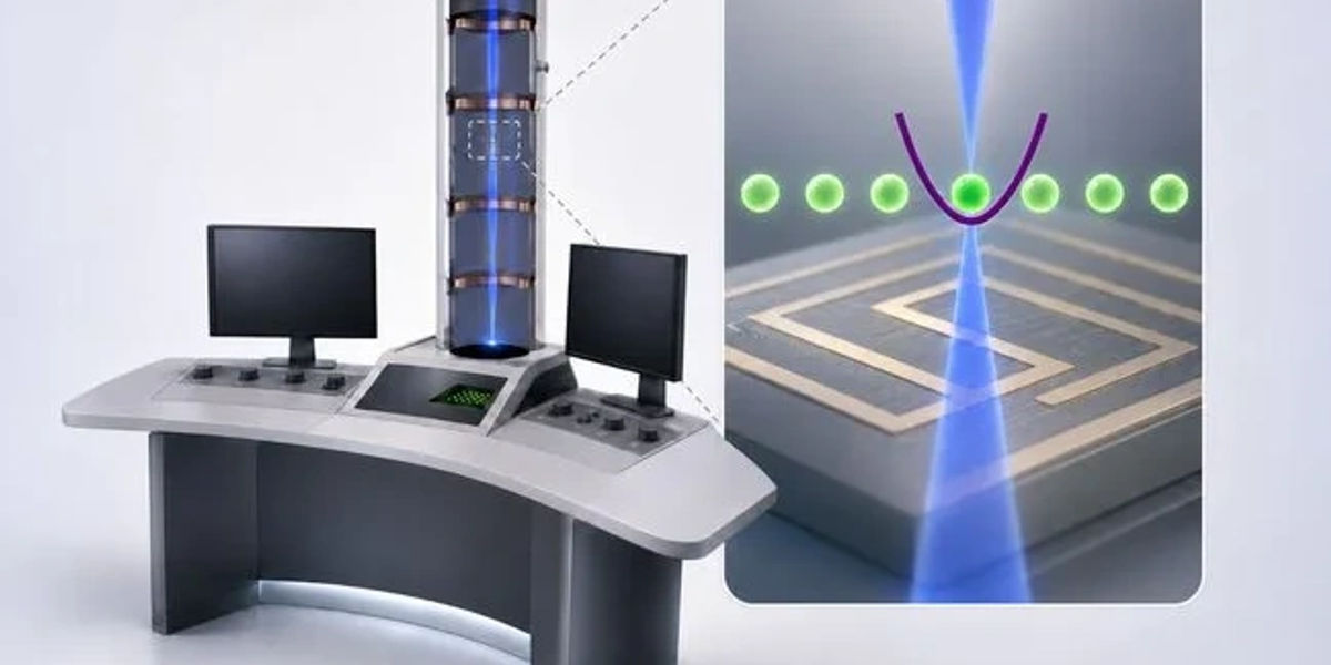 O microscópio do computador quântico