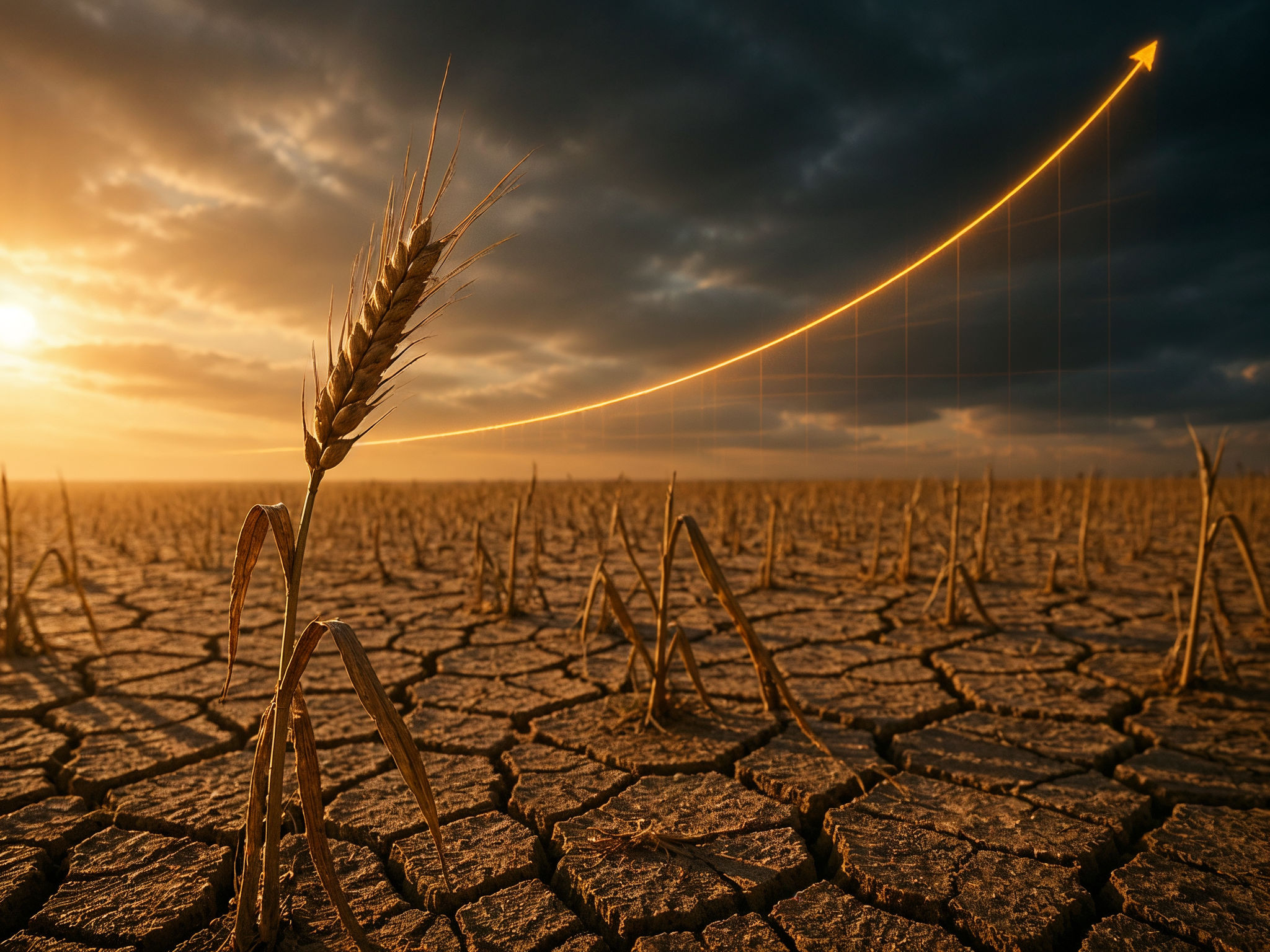 Klimabedingte Wasserknappheit lässt Weizenpreise weltweit steigen