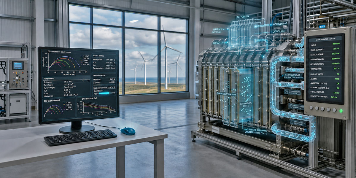 Innovation boost for the hydrogen economy: Real-time diagnostics for electrolyisers and fuel cells in operation