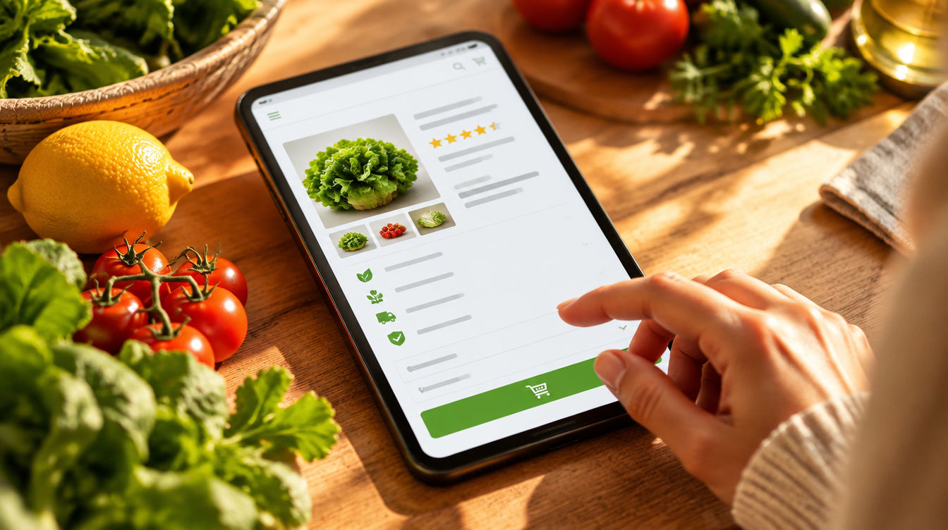 Como as páginas de detalhes dos produtos no comércio online de produtos alimentares influenciam a decisão de compra