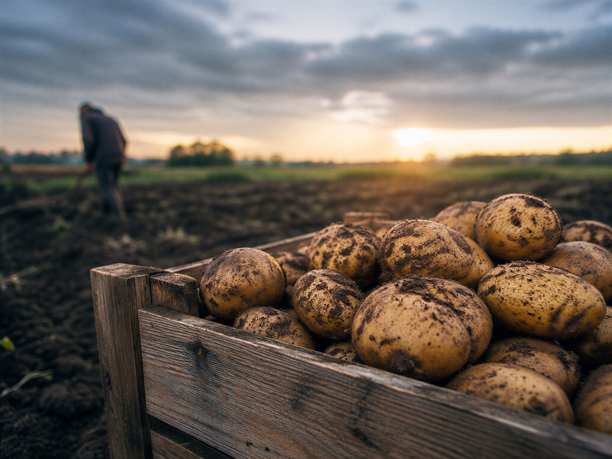 Colheita mais reduzida e aumentos significativos nos preços das batatas