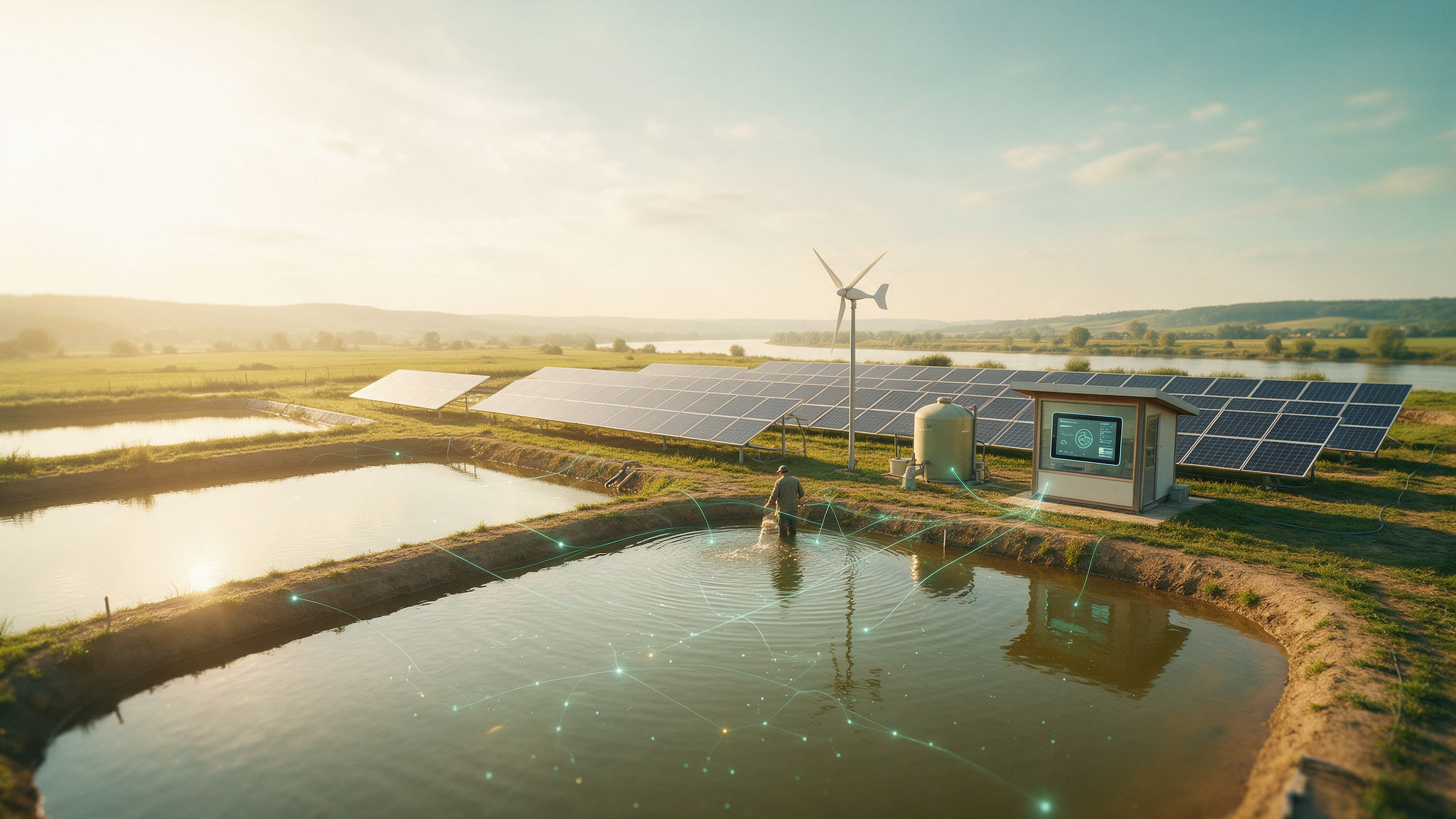 Erneuerbare Energien und digitale Lösungen für eine widerstandsfähige Aquakultur