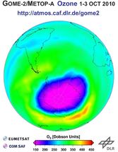 Entwicklung der Ozonschicht