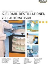 VAPODEST® 500 C für die vollautomatische Kjeldahlanalyse mit Probenwechsler