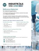 Referenzmaterialien f. Industrien inkl. Ölraffinerien, Metall-, Petrochemikalien- & Zementproduktion