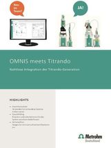 OMNIS – die Plattform zur Integration der Metrohm Titrando Gerätegeneration