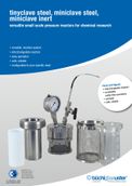 Flexible small reactor systems - acid resistance, visual control and individual customization options for a wide range of applications!