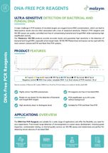 Reactivos PCR sin ADN para análisis sensibles en microbiología molecular