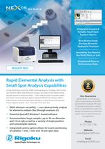 Hochleistungsfähiges Röntgenfluoreszenz-Spektrometer für präzise und schnelle Elementanalysen