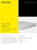 Reinforced silicone tubing for trouble-free pressure transfer in pharmaceutical manufacturing