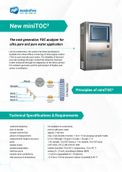 TOC-Analysator (online) für Reinstwasser und Reinwasseranwendungen in Pharma und Kraftwerken