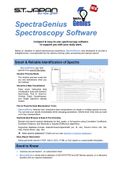 El nuevo software intuitivo para su búsqueda de espectros - SpectraGenius
