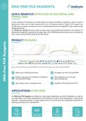 Réactifs PCR sans ADN pour des analyses sensibles en microbiologie moléculaire