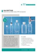 Bouteilles de haute pureté en fluoropolymère PFA avec filetage GL45