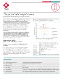 Colonnes HIC haute performance pour l'assurance qualité des ADC