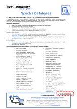 Travaillez plus intelligemment, pas plus durement - Les nouvelles bases de données spectrales sont maintenant disponibles