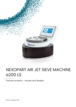 NEXOPART tamiz de chorro de aire e200 LS