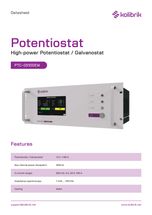 Hochstrompotentiostat /-galvanostat bis ±100 A @ ± 5V (1 kW) bei hohem Strombedarf (Einzelzelle)