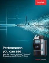 Der Thermo Scientific Vanquish Charged Aerosol Detector P Series kann alle nichtflüchtigen und viele halbflüchtigen Analyten mit einheitlicher Reaktion nachweisen.