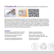 Aluminiumbeschichtete PET-Membranen zur Mikroplastikanalyse