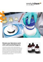 Basisbedarf für Labore. Hochwertige Chemikalien, Lösungsmittel, Reagenzien & Referenzmaterialien