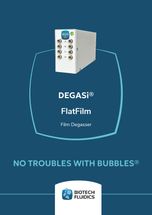 Le nouveau DEGASi FlatFilm - un dégazage puissant pour une large gamme d'applications