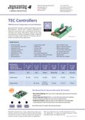 High-performance TEC controllers for maximum temperature stability