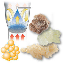 Agglomeration of powders to improve solubility and fixate mixtures