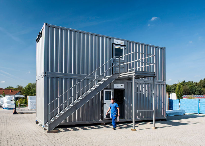 External view of a modular wastewater oxidation plant