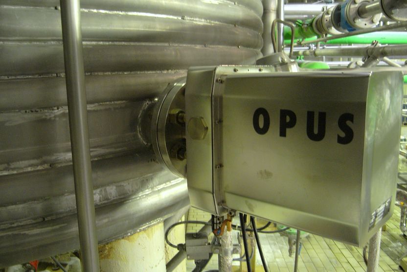 OPUS/AF monitors changes in particle size distribution ...