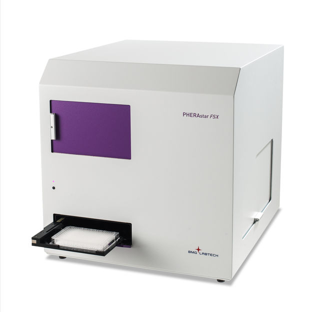 The PHERAstar FSX microplate reader, specifically design ...