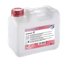 Acidic neutralising agent and detergent based on organic acids