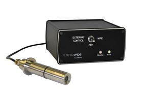 Ultraschall-Reinigungsarmatur für in-line Sonden in IP65 und 1.4404 Stahlvariante