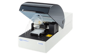 The Crocodile 5-in-One offers the same functionality as five different individual instruments, but requires only the work surface of an ELISA reader