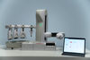 Award-winning Andrew+ pipetting robot with bluetooth electronic pipettes, Dominos and OneLab software