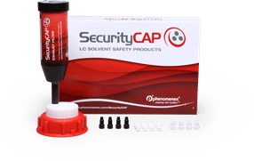 SecurityCAP Solvent Waste Caps and Exhaust Filter