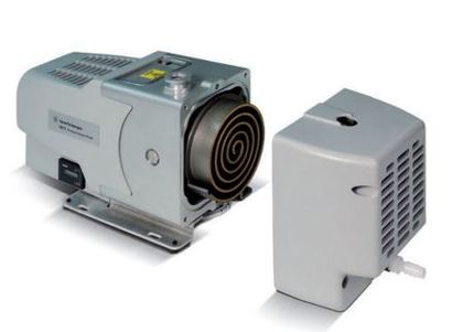 IDP Dry Scroll Pump for Agilent 5977 GCMS Internal View