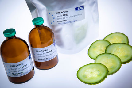 Certified reference material ERM-BC403 for the measurement of pesticides in cucumber