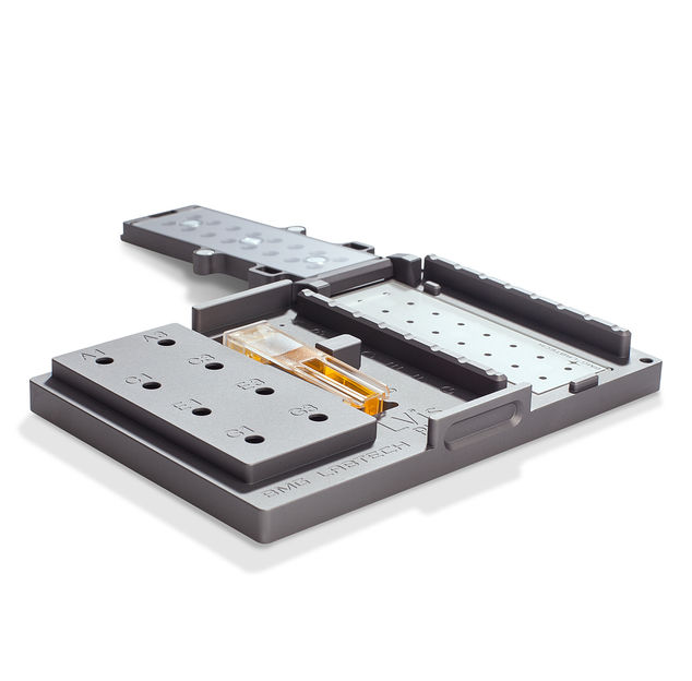 LVis-Plate ist eine Mikroplatte mit integriertem Küvette ...