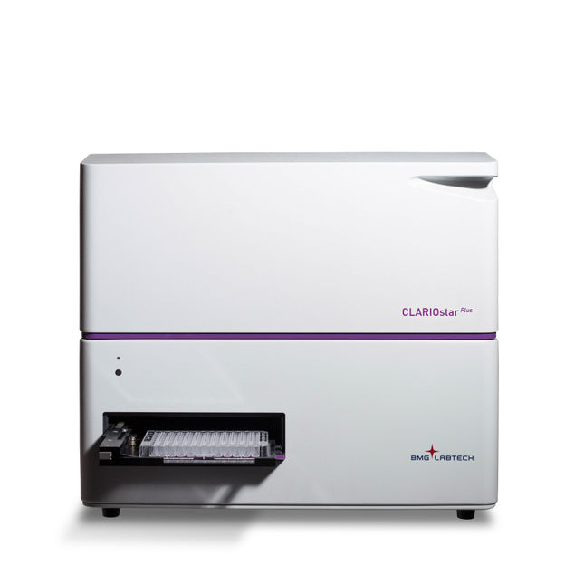 CLARIOstar Plus: Thanks to its ultra-fast spectrometer, this all-rounder of a microplate reader takes only one second per well for a full UV/vis spectrum