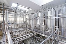 central CIP system for cleaning of a food production unit